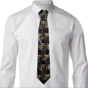 J Garcia Hummingbird Collection Vintage 1996 Silk Necktie